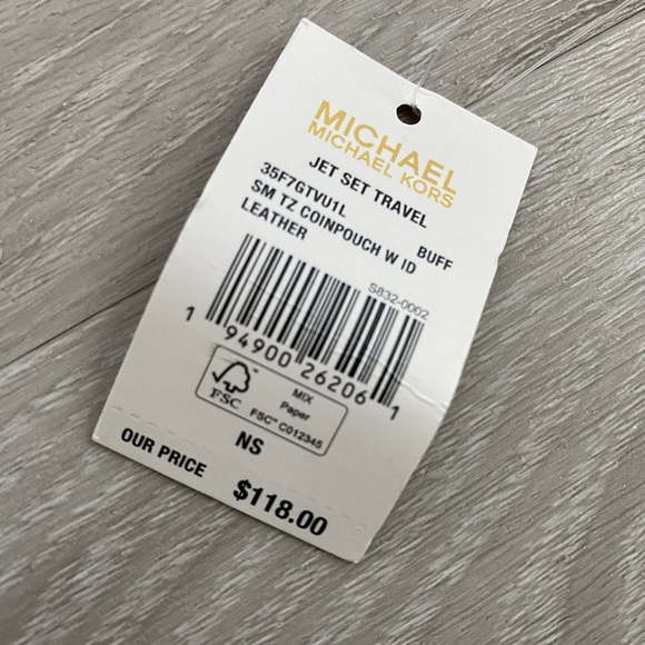 Michael Kors Saffiano Leather Coin Pouch - Picture 4 of 4